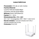 Adaptador de Red TP-LINK Nano USB Archer C24 N 2.4 GHz 150Mbps Blanco