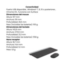 Combo Teclado + Mouse LOGITECH en combo Wireless MK470 (LAT/MX ESP) Negro