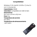 USB Kingston 128GB 3.2 Gen 1 Datatravele Portable  