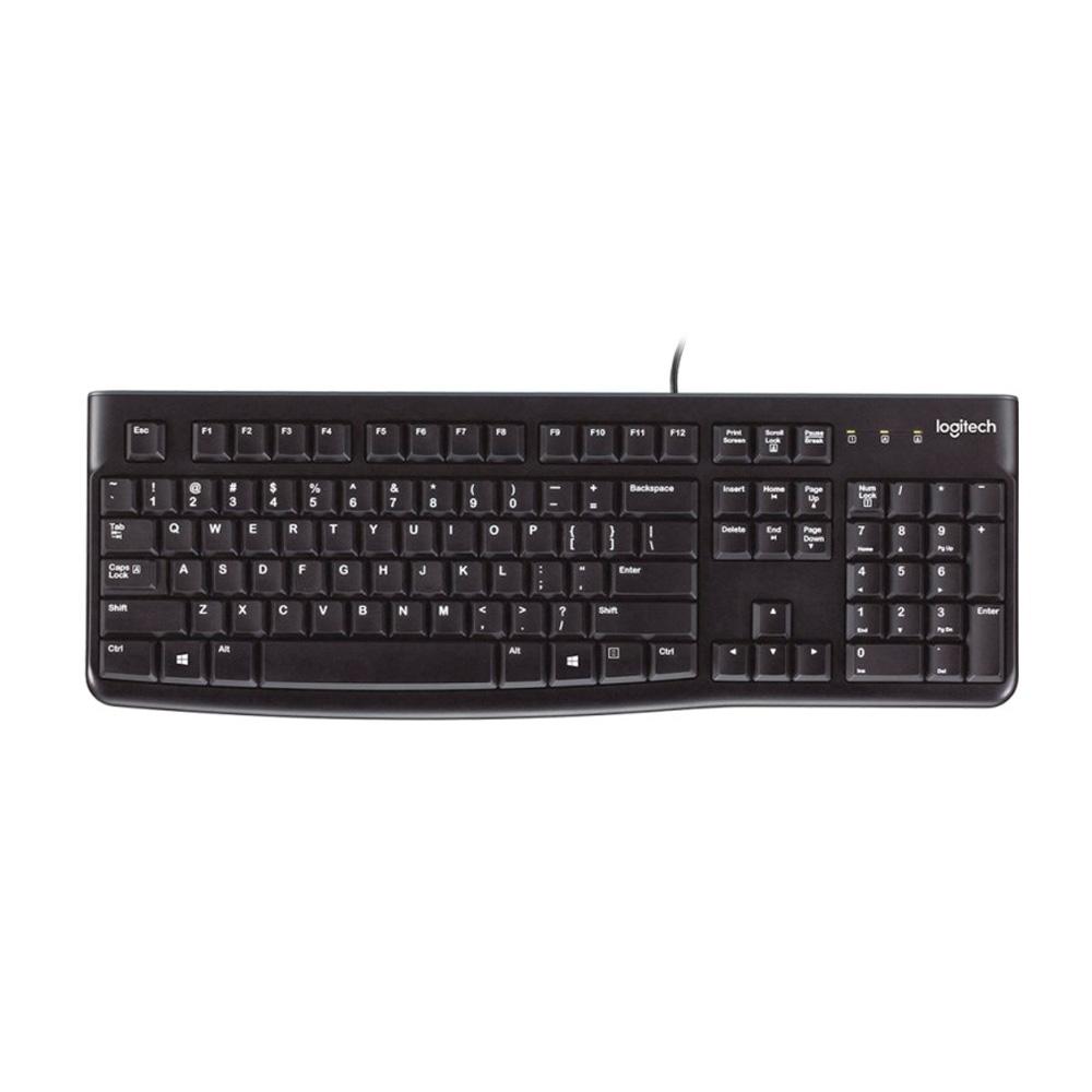 Additional Image for Teclado LOGITECH K120 QWERTY COLOR  Negro