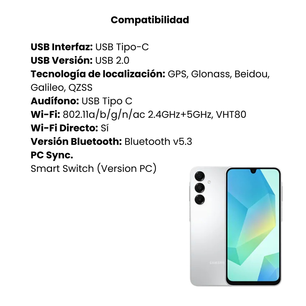 Galaxy A16 Gris 256/8 Gb