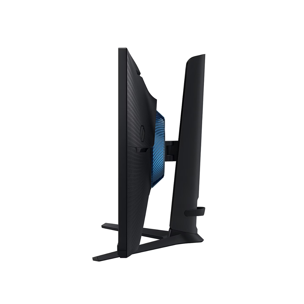 Monitor Samsung  plano gamer Odyssey G3 27" Panel  VA  Color Negro, Brillo: 250cd/m2 16:9,  Res: 1920X1080, TR: 1 ms 180 HZ Eye Saver Mode, Flicker Free, Windows Certification,  FreeSync Premium,Pantalla VESA HDR 400, Conectividad: Display Port 1.4, HDMI 2.0, USB service   Auriculares - Vesa, 75*75, Incluye (Cable DP) 3 años de Garantia