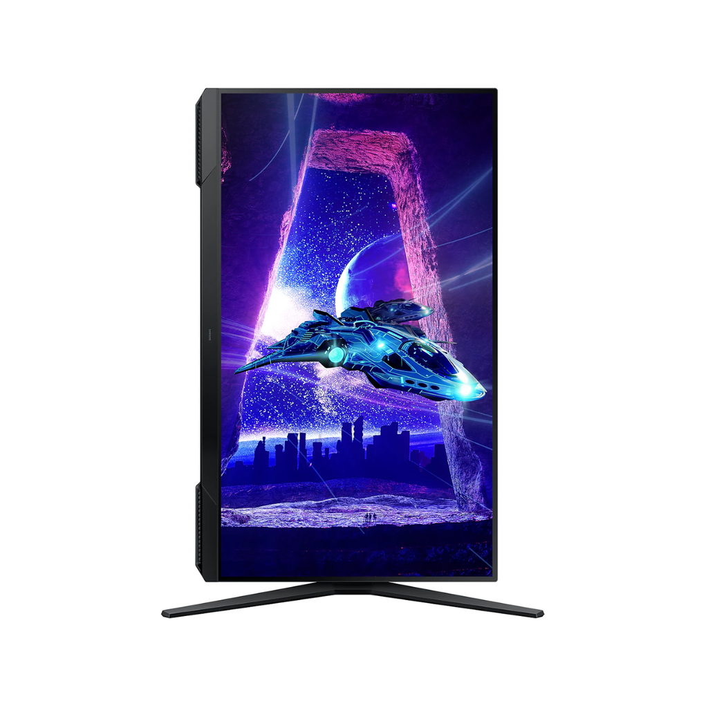 Monitor Samsung  plano gamer Odyssey G3 27" Panel  VA  Color Negro, Brillo: 250cd/m2 16:9,  Res: 1920X1080, TR: 1 ms 180 HZ Eye Saver Mode, Flicker Free, Windows Certification,  FreeSync Premium,Pantalla VESA HDR 400, Conectividad: Display Port 1.4, HDMI 2.0, USB service   Auriculares - Vesa, 75*75, Incluye (Cable DP) 3 años de Garantia