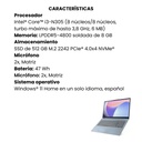 Portátil Lenovo IP Slim 3 15IAN8 Intel Core i3 N305 15,6 Pulgadas FHD Memoria 8GB Estado Solido 512GB Windows 11 Home Color Azul