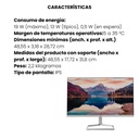 Monitor HP M22f 21.5" FHD IPS 75 Hz (bordes infinitos, base metálica)
