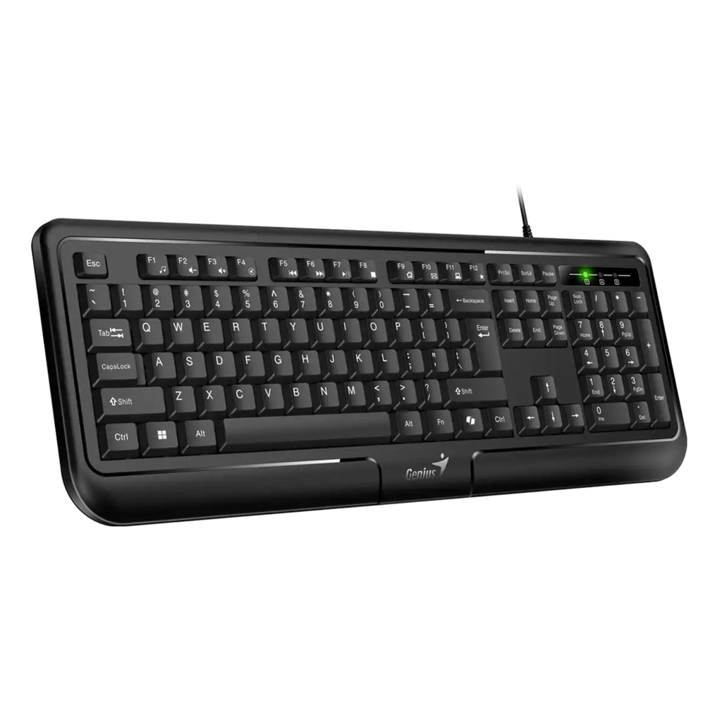 Teclado Clásico Genius KB-118 II,SP,USB,BLK / Interfaz USB