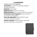 Estuche universal TARGUS Safe Fit™ 360º para tablet 9-10.5" Negro