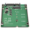 Adaptador Convertidor De SSD StarTech M.2 M2 NGFF A SATA de 2,5" Garantía 2 Años