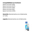 Botella Original De Tinta Epson 504 Cian, 6.000 paginas, 70ml