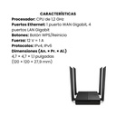Router Tplink WiFi MU-MIMO inalámbrico AC1200