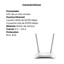 Router TP-LINK Inalámbrico 300Mbps 2 Antenas Externas - Blanco