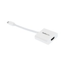 Adaptador StarTech Mini DisplayPort A HDMI Blanco