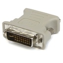 Adaptador Convertidor StarTech DVI-I Macho A VGA HD15 Hembra, Color Blanco, Garantía De Por Vida