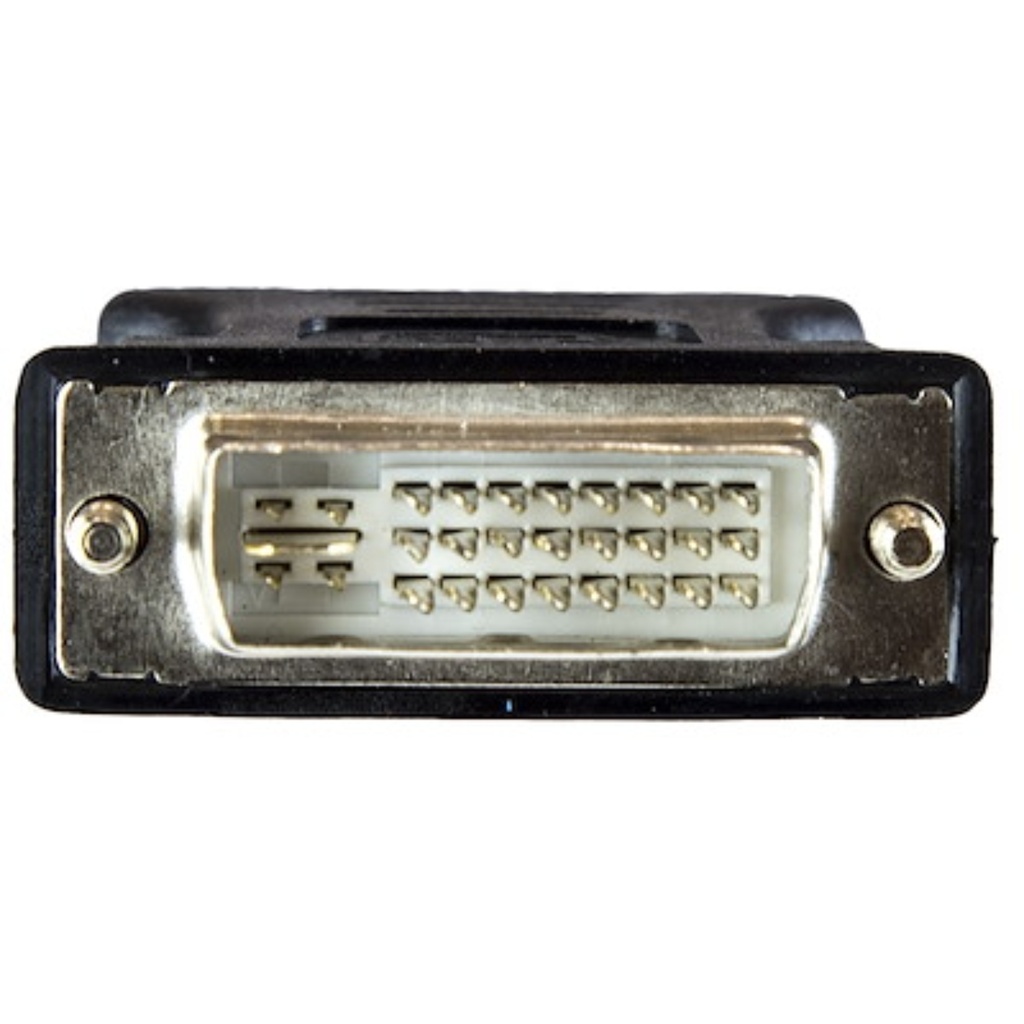 Adaptador Convertidor StarTech DVI-I Macho A VGA HD15 Hembra, Color Negro, Garantía De Por Vida.