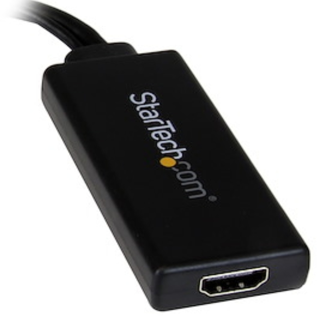 Adaptador StarTech Convertidor VGA Macho A HDMI Hembra Con Audio Y Alimentación USB-A, Incluye Cable USB Extensión 60 Cms, Garantía 2 Años