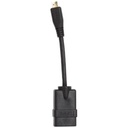 Adaptador StarTech Con Cable 12Cm Mini HDMI Macho A HDMI Hembra De Alta Velocidad, Conector Con Cubrimiento En Oro, Garantía De Por Vida