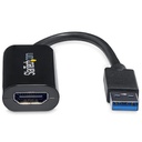Adaptador StarTech USB-A 3.0 Macho A HDMI Hembra, Diseño Compacto, 1920x1200, Tarjeta Gráfica Y De Video Externa USB 3.0, Garantía 3 Años