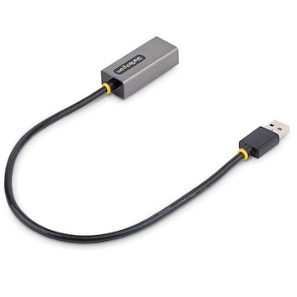 Adaptador StarTech USB-A 3.0 De Red Ethernet RJ45 Gigabit De 10/100/1000 Para Portátil Con Cable De 30 Cms, Garantía 2 Años