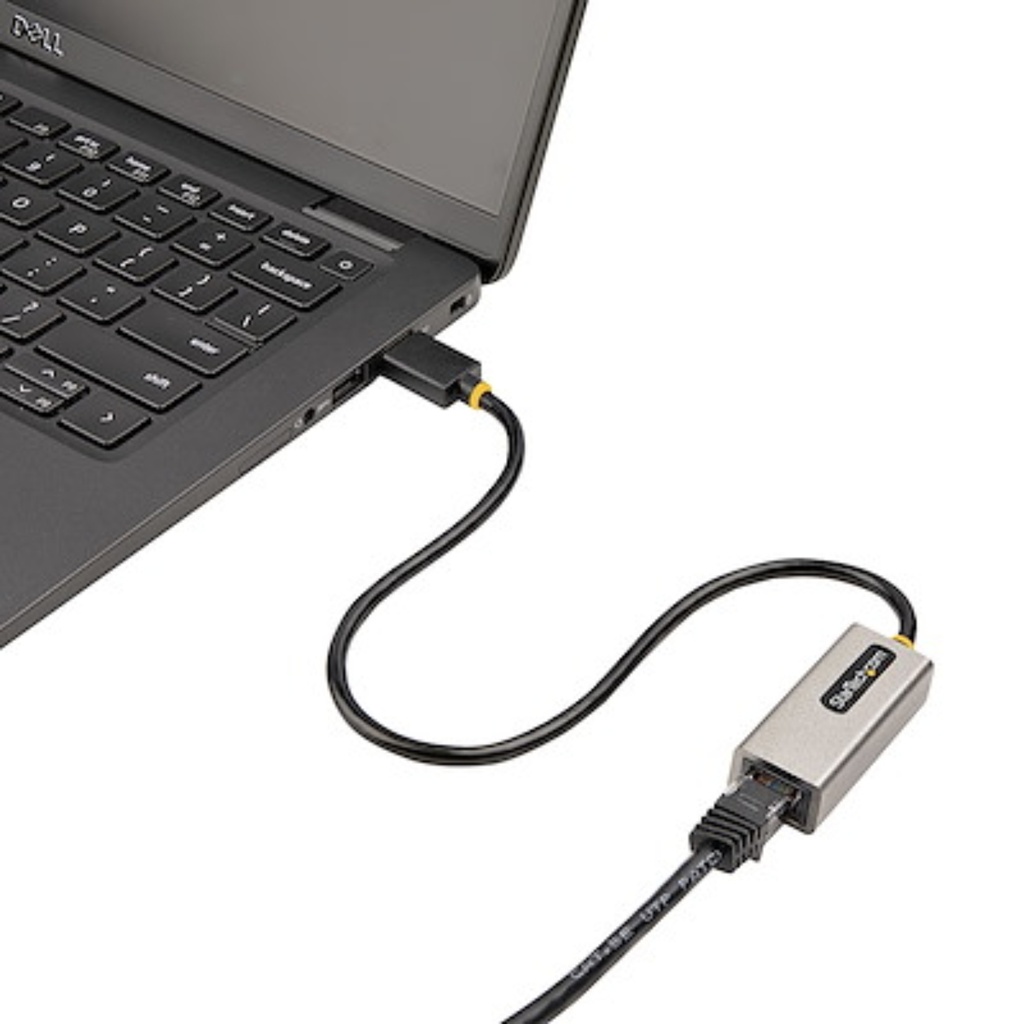 Adaptador StarTech USB-A 3.0 De Red Ethernet RJ45 Gigabit De 10/100/1000 Para Portátil Con Cable De 30 Cms, Garantía 2 Años