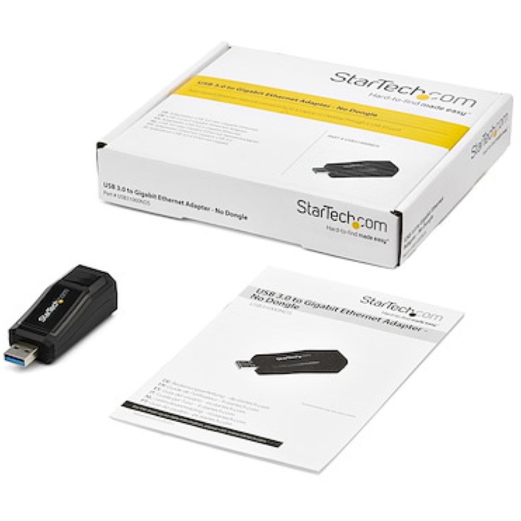 Adaptador StarTech Tarjeta De Red Externa NIC USB- A 3.0 A 1 Puerto Ethernet 1Gbps Rj45 USB A Sin Dongle, Garantía 2 Años