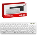 Teclado Genius USB Blanco Q200 Con Diseño Ergonómico Y Conexión Por Cable