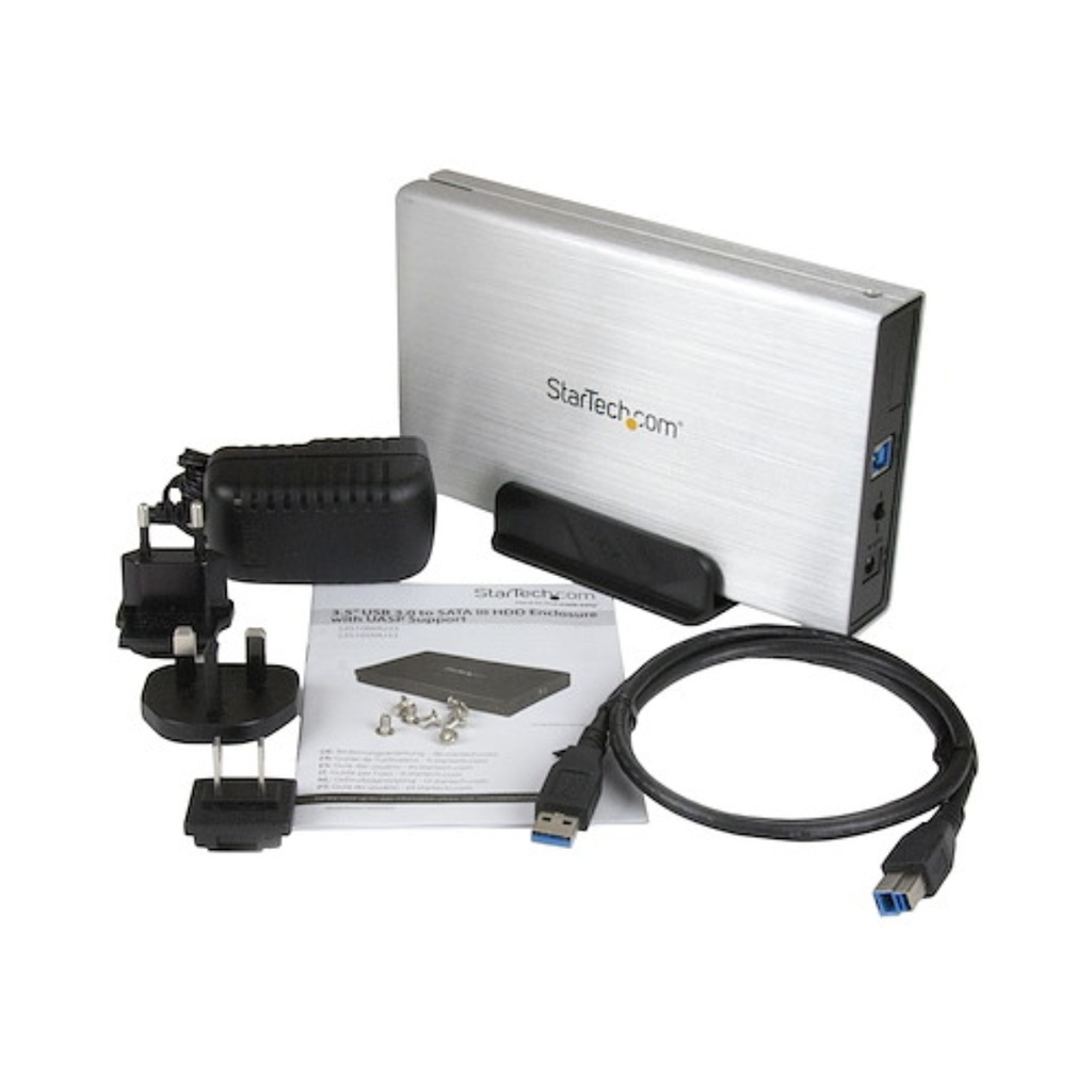 3.5 USB 3 SATA SSD HDD Enclosure - UASP