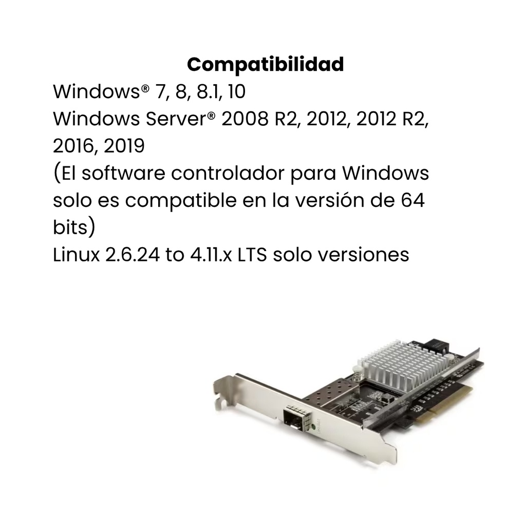10G Open SFP+ Network Card - PCI Express