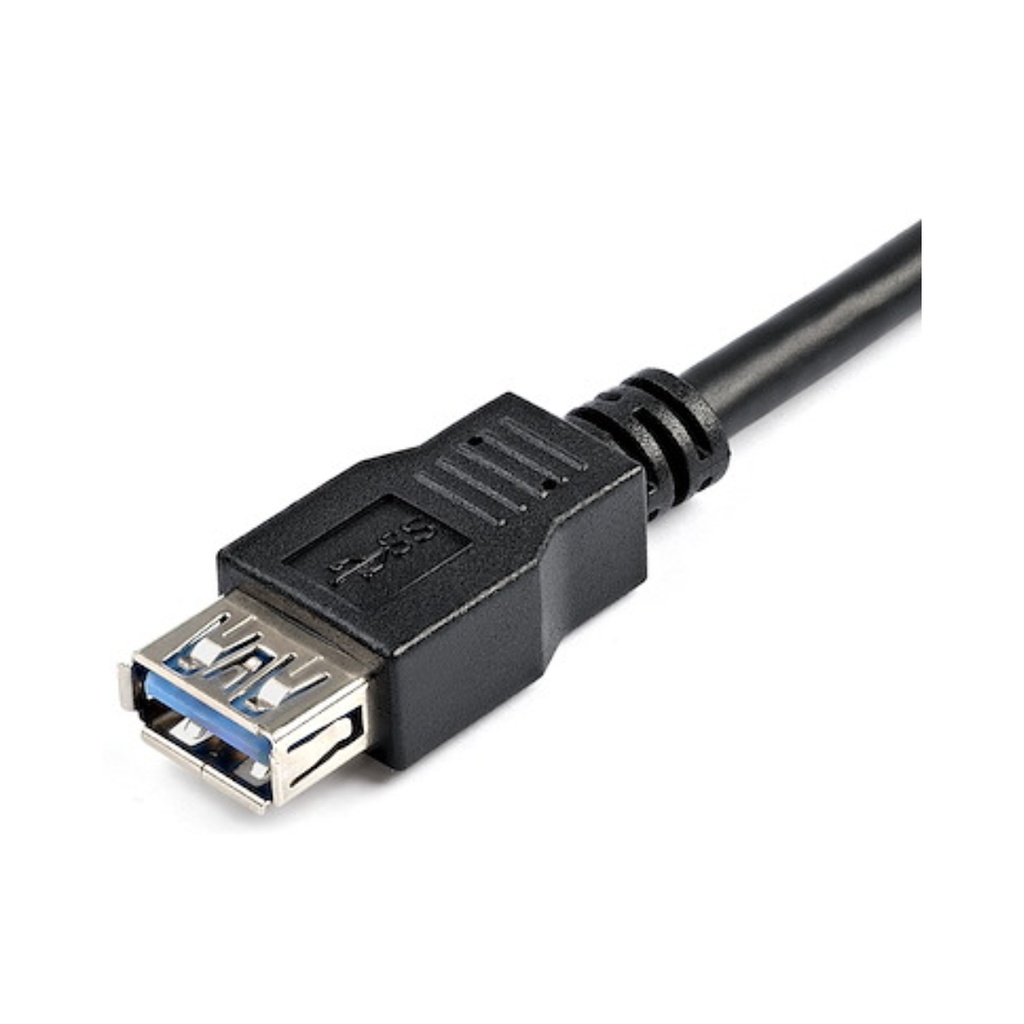 2m Black USB 3.0 Extension Cable M/F