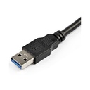2m Black USB 3.0 Extension Cable M/F