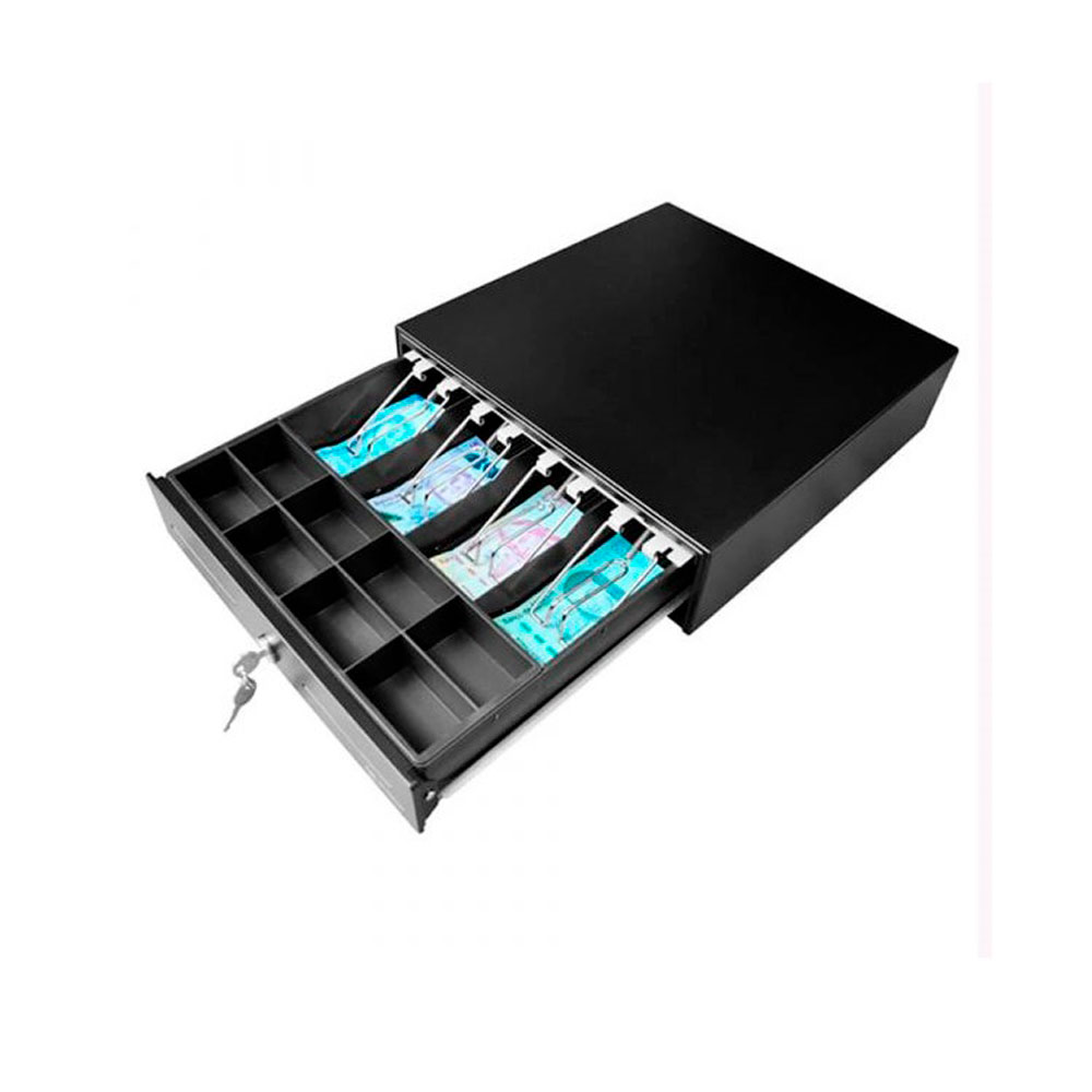 Additional Image for Gaveta De Dinero 3NSTAR Metálica Con Microswitch 410x420mm COLOR Negro