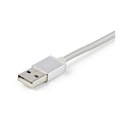Cable 1m USB a USBC Micro Lightning