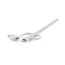Cable 1m USB a USBC Micro Lightning