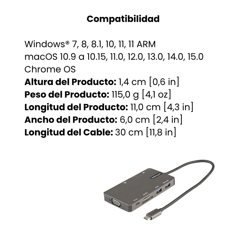 USB C MULTIPORT ADAPTER - HDMI 4K 30HZ