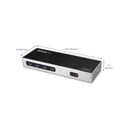Docking Station USB Tipo C 2xDP HDMI 4K