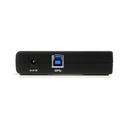 4 PORT BLACK SUPERSPEED USB 3.0 HUB
