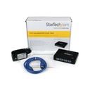 4 PORT BLACK SUPERSPEED USB 3.0 HUB