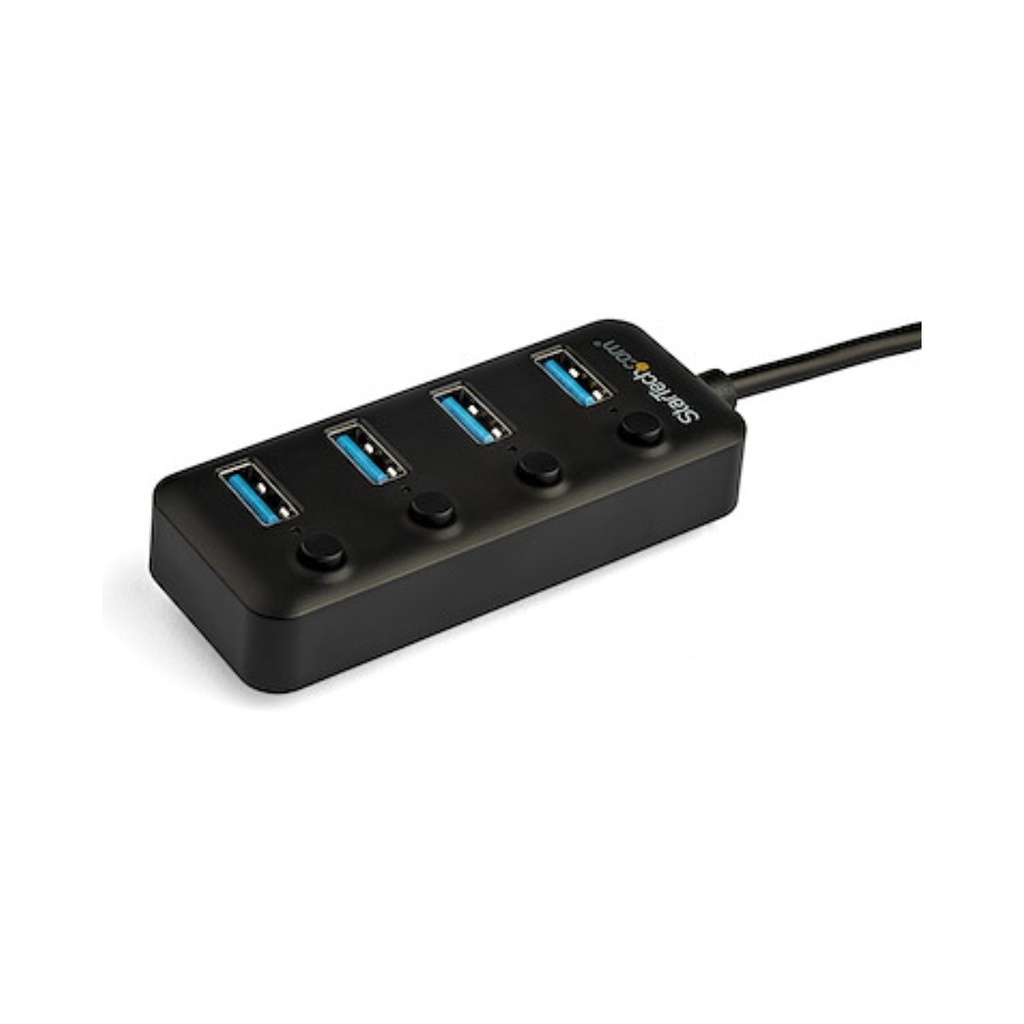 Hub - USB C 4-Port with On/Off Switches