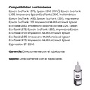 Botella Original De Tinta Epson 664 Negro, 4.500 Páginas, 70 ml