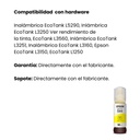 Botella Original De Tinta Epson 544 Amarillo, 7.500 Páginas, 65 Ml