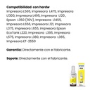Botella Original De Tinta Epson 664 Amarillo, 7.500 Páginas, 70 ml