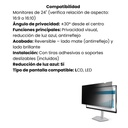 Filtro Pantalla De Privacidad Y Reductor Luz Azul StarTech Para Monitores De 24" Angulo +/- 30* Garantía 2 Años