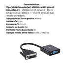 Adaptador StarTech Conversor Convertidor Activo De Video DVI-D A VGA - Cable - 1080p - 1920x1200 Garantía 3 Años