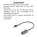 Adaptador StarTech USB-A 3.0 A Ethernet RJ45 Gigabit Con Cable 30 Cm