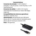 Adaptador Combo StarTech SATA IDE A USB 2.0 Para Disco Duro Y SSD De 2.5" Y 3.5", SATA IDE - LP4 - USB-A Conversor USB-A Disco Duro, Garantía 2 Años