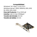 Tarjeta Star Tech PCIe USB 3.0 de 2 Puertos 
