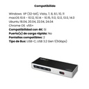Docking Station USB Tipo C 2xDP HDMI 4K