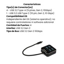 USB-C Hub - USB C to USB 3.1 - 4x USB-A