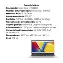 Portátil Asus Vivobook 15 X1502VA Intel Core i7-13620H 16GB 1TB Sin SO