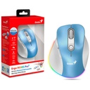 Mouse Inalámbrico Genius Ergo 9000s Pro Azul