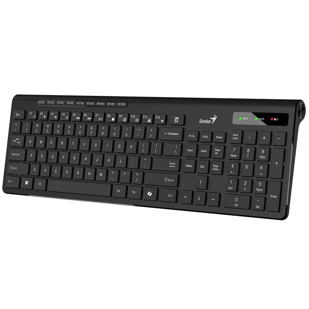 Teclado Genius SlimStar 7230 Ergonómico - Negro